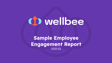 Wellbee Employee Engagement Report